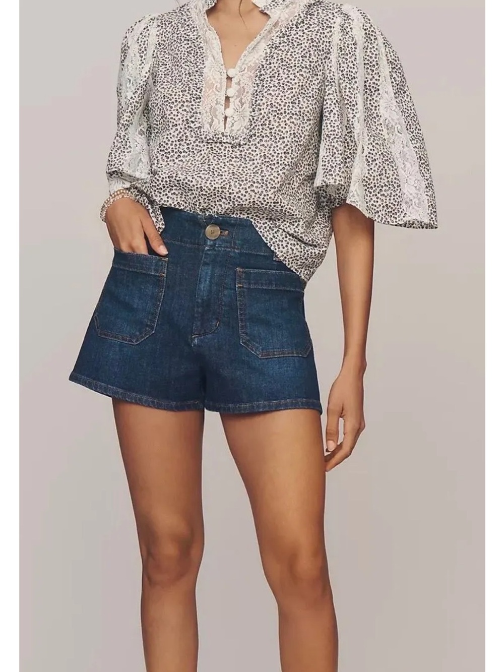 NWT Anthropologie Colette Denim Shorts by Maeve